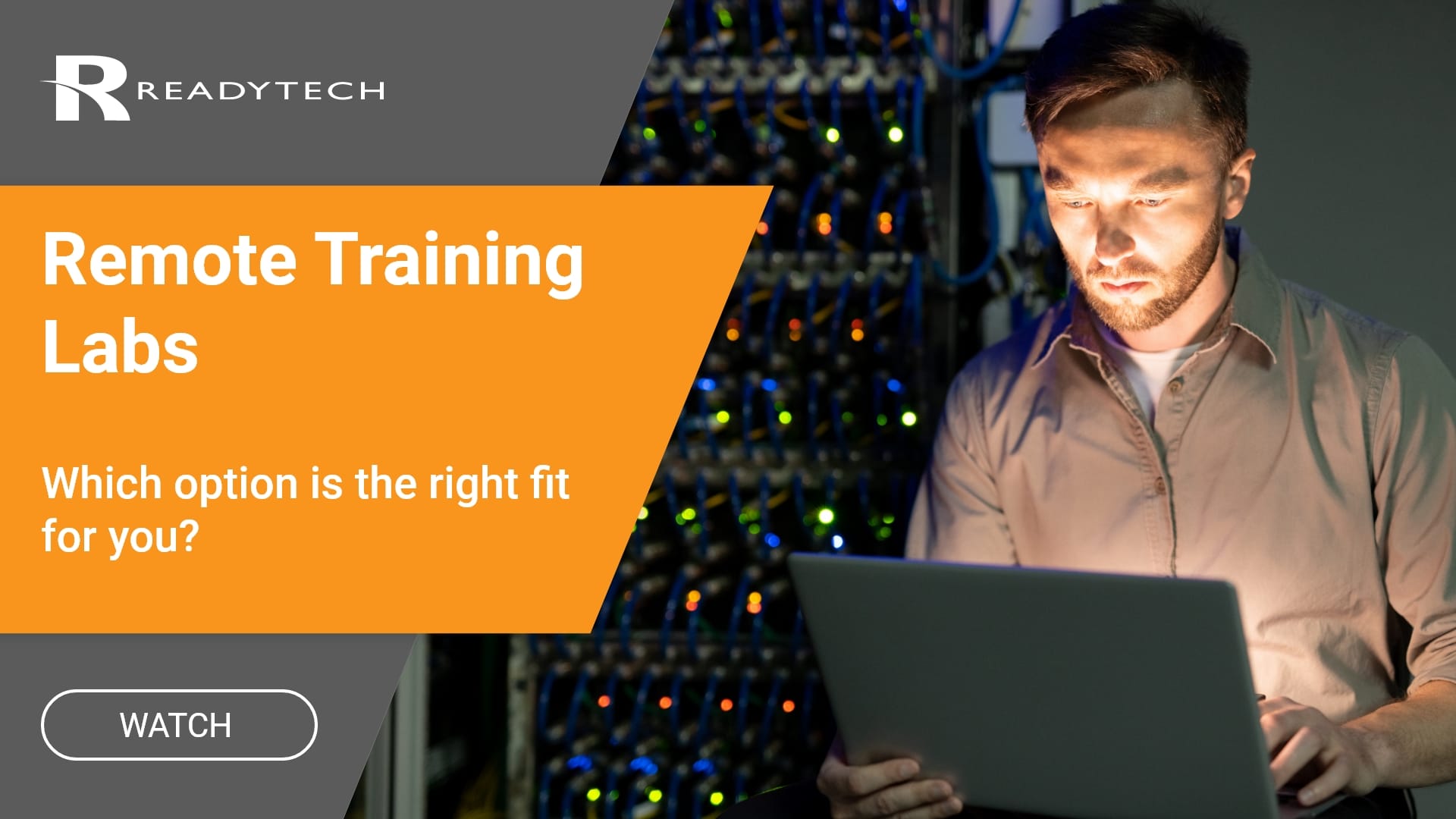 a man looking at a laptop